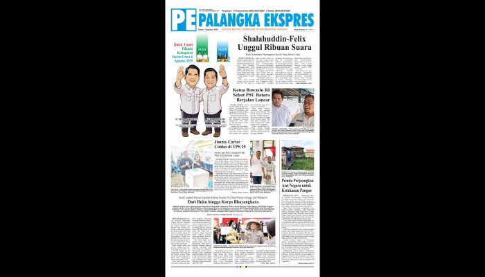 Palangka Ekspres Koran, Edisi Kamis 07 Agustus 2025
