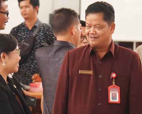 Sekretaris Daerah kabupaten Seruyan Drs Djainud'din Noor
