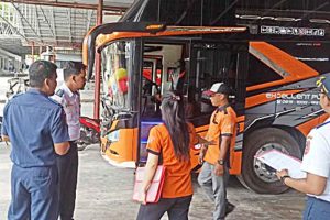 Dishub Kobar Inspeksi Kendaraan Angkutan Umum