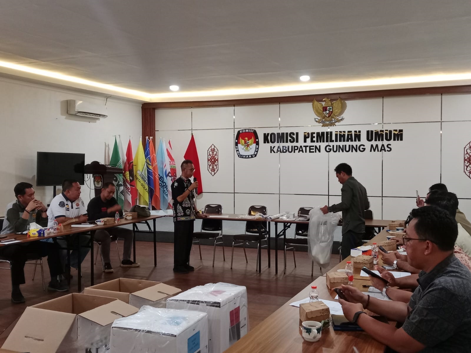 KPU Gelar Rakor Persiapan Pendistribusian Logistik