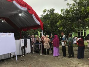 KPU Kobar Gelar Simulasi Pencoblosan