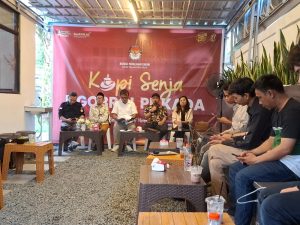 KPU Kota Palangka Raya Gelar Kopi Senja