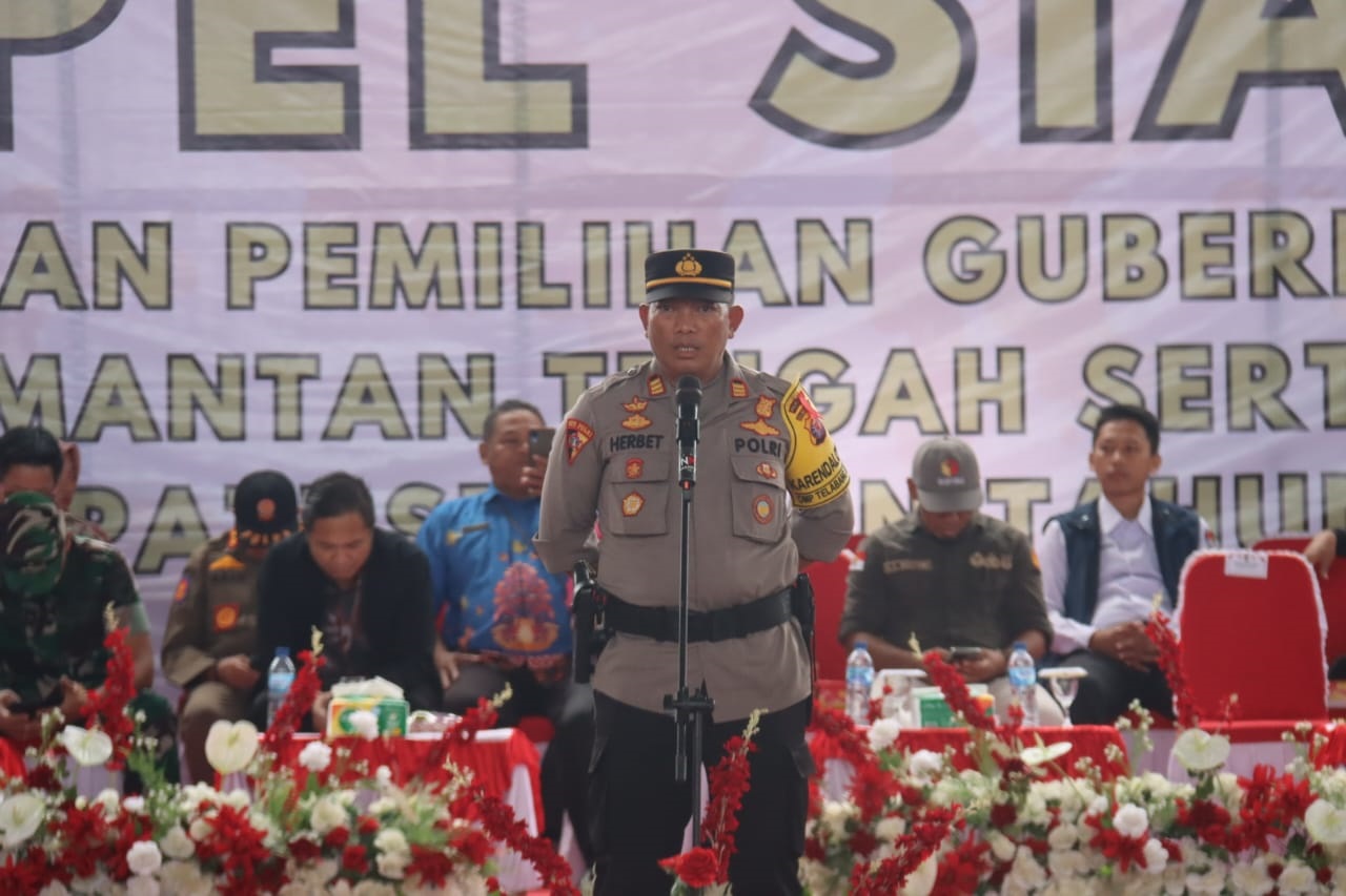 Polres Seruyan Gelar Apel Siaga Pengawasan Pilkada
