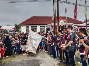 Tingkatkan Partisipasi, KPU Gumas Gelar Jalan Sehat
