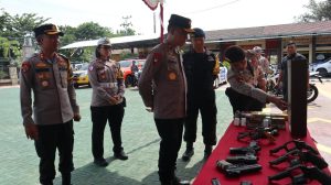 Wakapolda Kalteng Cek Kesiapan Sapras di Polres
