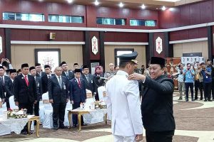 Akhmad Husain Dilantik sebagai Pj Wali Kota Palangka Raya