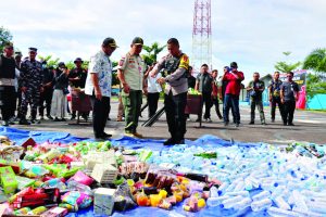Dari Miras, Sabu hingga Knalpot Brong Dimusnahkan
