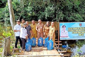 Dishubkan Tebar Ribuan Bibit Ikan Gurame dan Betok