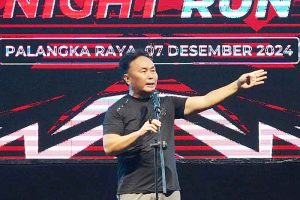Gubernur Hadiri Sabrun Night Run 5K di Palangka Raya