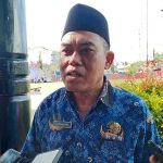 Kepala Disdik Kotim, Muhammad Irfansyah saat diwawancarai awak media