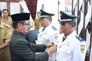 Pj Bupati Lantik Penjabat Kades dan Anggota BPD