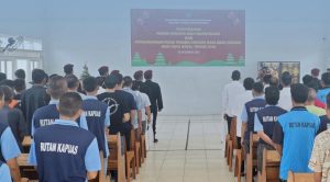 Puluhan Warga Binaan Rutan Kapuas Terima Remisi Natal