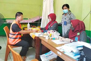 Puluhan WBP Lapas Sampit Jalani Skrining HIV