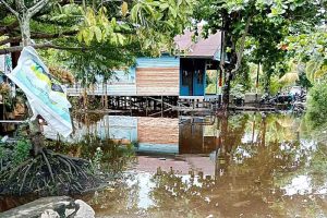 Tanjung Pinang Terendam, Warga Pilih Bertahan di Rumah