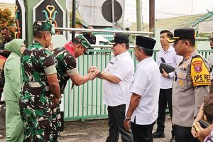 Bupati Sambut Kunker Dandrem 102/Pjg di Kotim