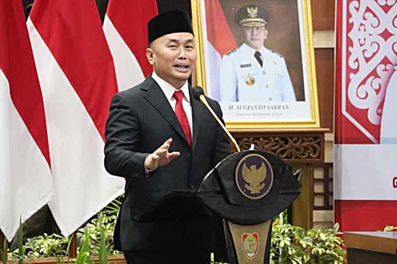 Gubernur Kalteng, H Sugianto Sabran