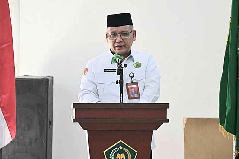 Kakanwil Kemenag Kalteng, H. Noor Fahmi.