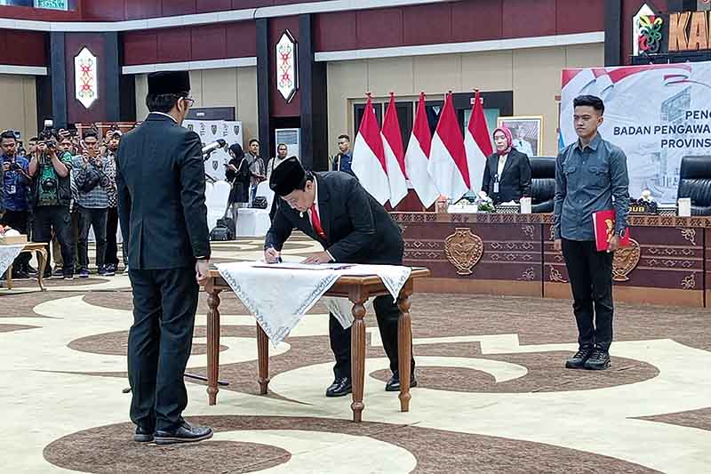 Kepala Perwakilan BPKP Kalteng Dikukuhkan