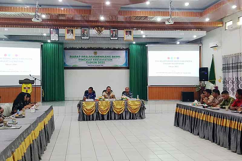 Pemkab Gelar Pra Musrenbang Tingkat Kecamatan