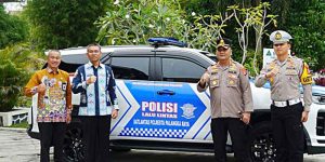 Pemko Serahkan Kendaraan Dinas ke Polresta dan Lapas Kelas IIA 