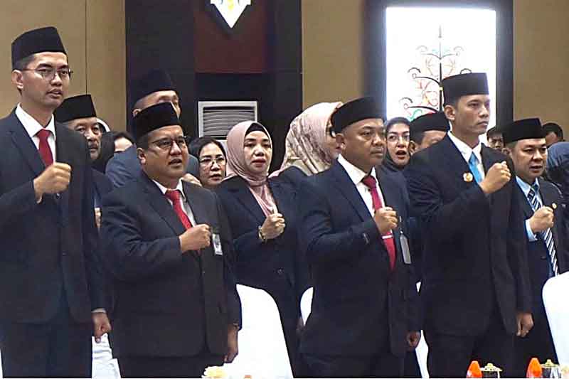 Pimpinan BPSDM Hadiri Pengukuhan Kepala Perwakilan BPKP 