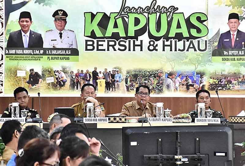 Pj Bupati Launching Kapuas Bersih dan Hijau