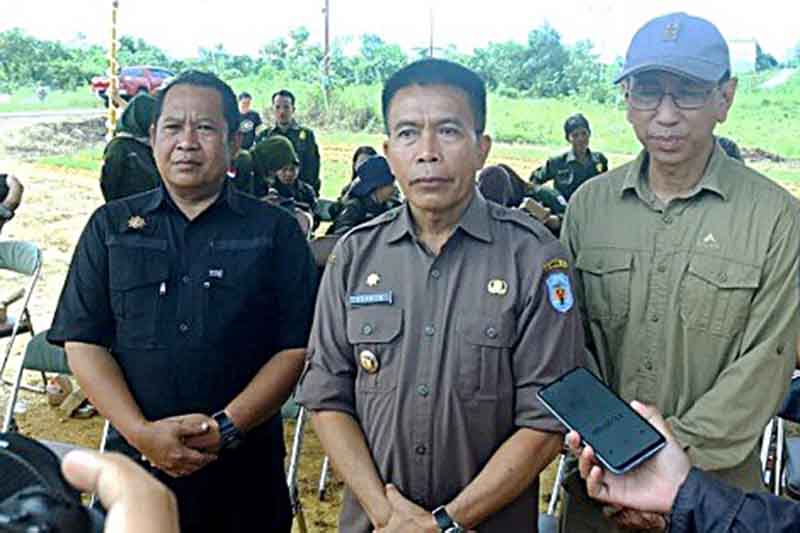 Pj Bupati Mura DR Drs Hermon MSi didampingi Pj Sekda dan Kepala Dinas Pertanian
