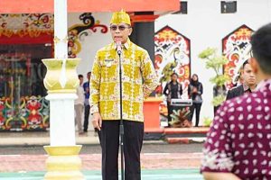 Pj Bupati Pimpin Apel Gabungan Awal Tahun