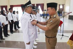 Pj. Bupati Lantik Calon PAW Kades Terpilih dan Pj. Kades