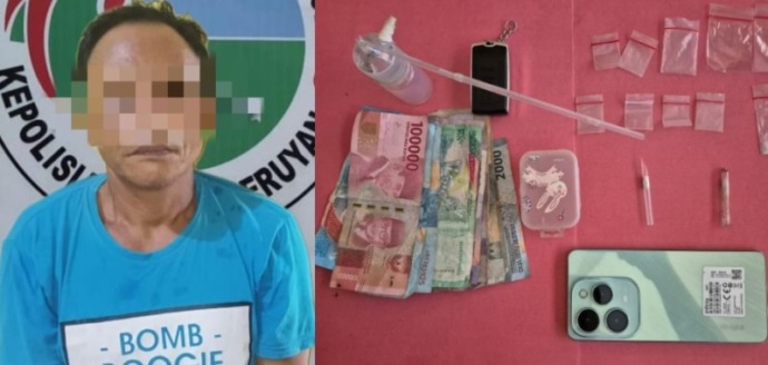 Polisi Ringkus Pengedar Sabu di Seruyan