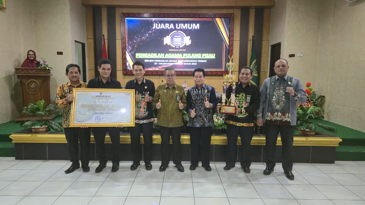 Raih Juara Umum Terbaik Tingkat Pengadilan Agama