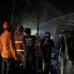 Bengkel Terbakar, Dua Orang Nyaris Terpanggang