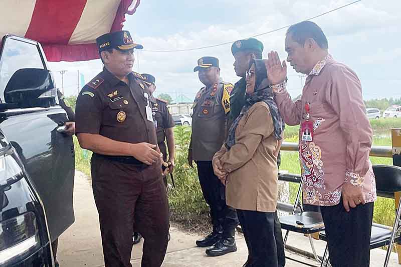 Asisten I Setda Kabupaten Kapuas Sambut Kejati Kalteng