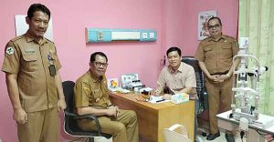 Cek klinik Layanan Kesehatan Mata Pj Bupati Kapuas Datang RSUD Kapuas