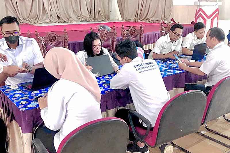 Disdukcapil Kapuas Kembali Gelar  Jemput Bola