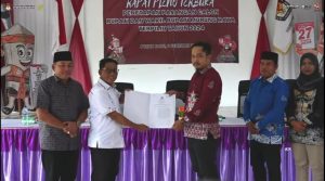KPU Tetapkan Heriyus-Rahmanto Bupati dan Wabup Mura
