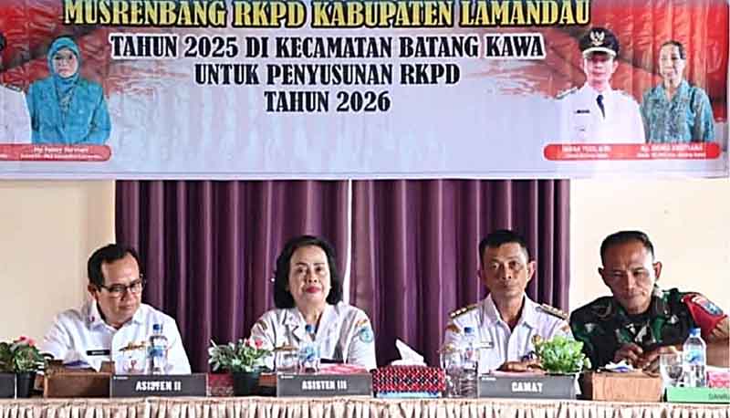 Kecamatan Batang Kawa Gelar Musrenbang