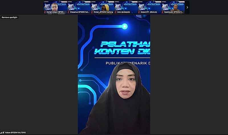 Kepala BPSDM Kalteng, Rahmawati