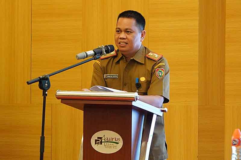 Kepala Dinas Kehutanan, Agustan Saining.