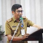 Kepala Diskominfosantik Kalteng, Agus Siswadi menyampaikan sambutan