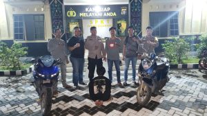 Lagi Santai, Pelaku Curanmor Dibekuk Polisi