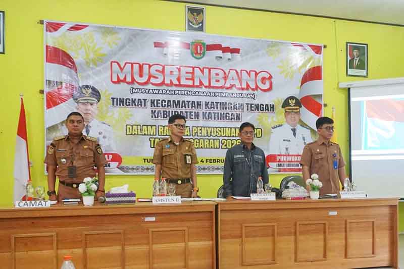 Musrenbang Zona III Dimulai di Kecamatan Katingan Tengah
