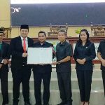 Paripurna Pengumuman Tetapkan Rizky Aditya Putra dengan Abdul Hamid Menjadi Bupati Dan Wabup Lamandau