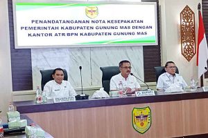 Pemkab dan Kantor ATR/BPN Gumas Perpanjang Kerjasama