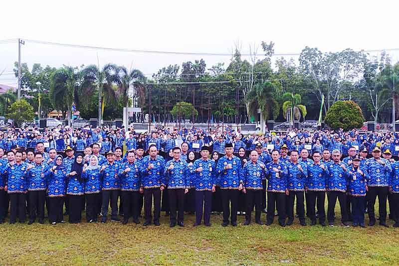 Pemko Palangka Raya Gelar Apel Besar ASN