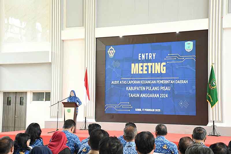 Penjabat Bupati Pulpis Hadiri Entry Meeting Audit Laporan Keuangan
