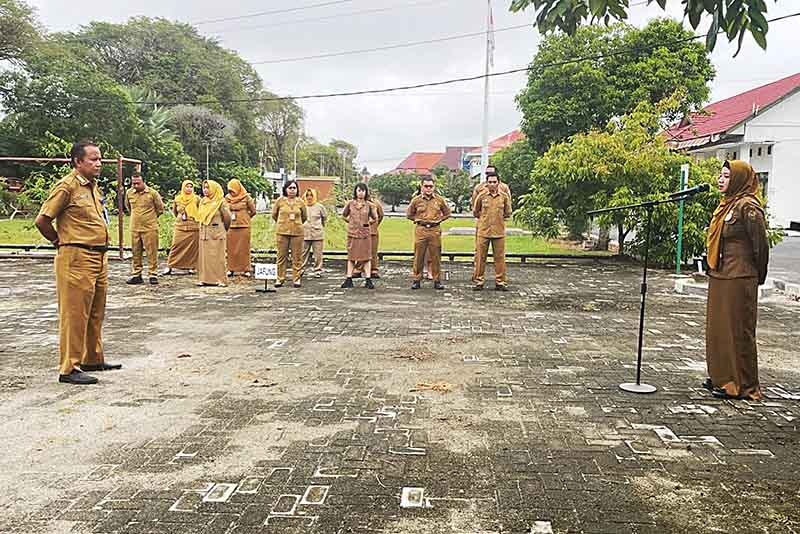 Perkuat Disiplin dan Etos Kerja BPSDM Gelar Apel