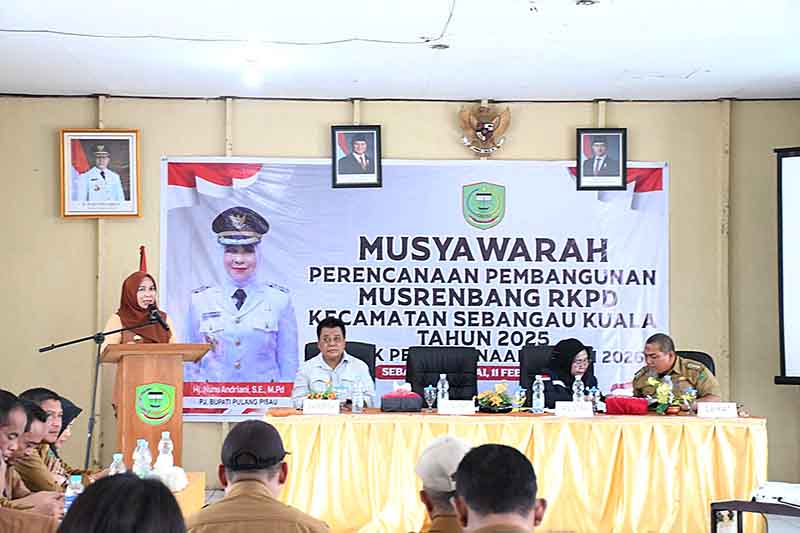 Pj Bupati Hadiri Musrenbang Tingkat Kecamatan Sebangau Kuala