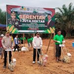 Pj Bupati Sukamara Hadiri Launching Ketahanan Pangan Penanaman Jagung