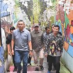 Pj Walikota Palangka Raya Kunjungi Kampung Warna-warni Jodipan